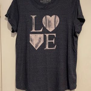 Torrid size 2 baseball shirt